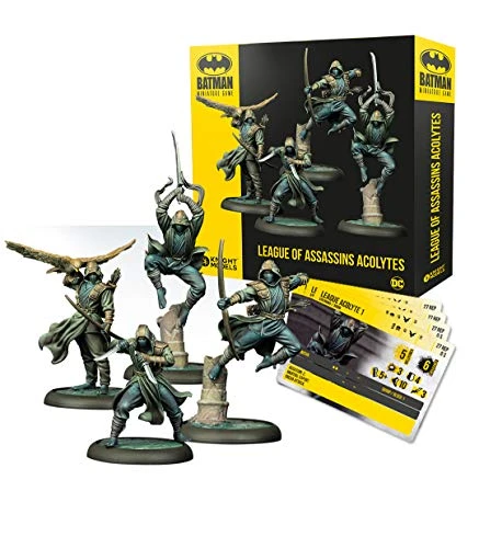 Knight Models Batman Miniature Game: League Of Assassins Acolytes – 35MM Scale - Unpainted – Ages 14+ 3 Knight Models Batman Miniature Game: League Of Assassins Acolytes – 35MM Scale - Unpainted – Ages 14+