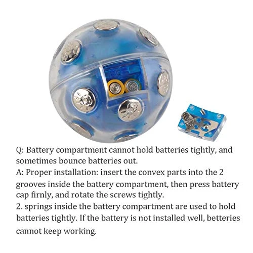 ThinkTop Shock Ball Hot Potato Game, Electric Shocking Game For Christmas, Adventure Funny Novelty Gift Fun Joking For Holiday 7 ThinkTop Shock Ball Hot Potato Game, Electric Shocking Game For Christmas, Adventure Funny Novelty Gift Fun Joking For Holiday - Image 5