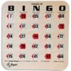 Regal Bingo - Finger-Tip Shutter Slide Bingo Cards - 25 Pack - Woodgrain - Perfect For Group Events, Bulk Purchasing - Non Repeating Set