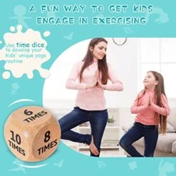 Garybank Kids Yoga Wooden Dice With Yoga Cards, Fun Exercise Dice For Kids Workout Equipment, Workout Dice Game For Kids Solo Or Group, 12 Yoga Cards For Kids With Wooden Gift Boxes, Yoga For Kids 11 Garybank Kids Yoga Wooden Dice With Yoga Cards, Fun Exercise Dice For Kids Workout Equipment, Workout Dice Game For Kids Solo Or Group, 12 Yoga Cards For Kids With Wooden Gift Boxes, Yoga For Kids -Folkmanis Toys Shop 51kmVgDtUQL