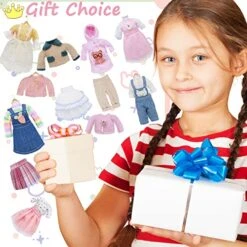 10 Sets Mini Doll Clothes Dress Outfits For 6-7 Inch Girl Dolls Dress-up Accessories Kids Toys Birthday Gifts -Folkmanis Toys Shop 51kqwuhBAgL