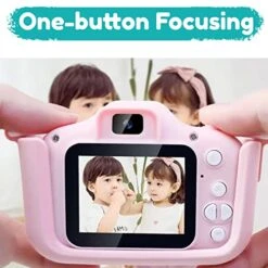 KOWVOWZ Kids Selfies Camera Toys 20MP For 3-9 Year Old Boys And Girls With 32GB SD Card (Pink) 12 KOWVOWZ Kids Selfies Camera Toys 20MP For 3-9 Year Old Boys And Girls With 32GB SD Card (Pink) -Folkmanis Toys Shop 51ksGwv3C9L