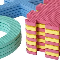 Hey! Play! Giant Classic Tic Tac Toe Game – Oversized Interlocking Coloful EVA Foam Squares With Jumbo X And O Pieces For Indoor And Outdoor Play (80-3344) -Folkmanis Toys Shop 51kxOGzGLdL