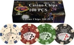 DA VINCI 100 11.5 Gram Poker Chips In Las Vegas Gift Box 9 DA VINCI 100 11.5 Gram Poker Chips In Las Vegas Gift Box -Folkmanis Toys Shop 51l342YOF6L. AC