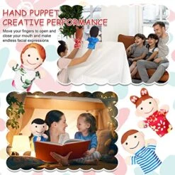 6 Pcs Family Style Hand Puppets Soft Plush Puppets Family Members Hand Puppets Cute Toys For Teachers Parents Shows Story Time Playtime Schools, Grandparents, Mom, Dad, Brother, Sister 9 6 Pcs Family Style Hand Puppets Soft Plush Puppets Family Members Hand Puppets Cute Toys For Teachers Parents Shows Story Time Playtime Schools, Grandparents, Mom, Dad, Brother, Sister -Folkmanis Toys Shop 51l5UCt6LlL