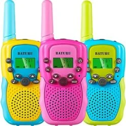 Girls Walkie Talkies Pink, Walkie Talkies For Kids 22 Channels 2 Way Radio With Backlit LCD Screen & LED Flashlight, Birthday Gifts Toys For Girls(Pink,2 Pack) -Folkmanis Toys Shop 51lEX624jLL. AC