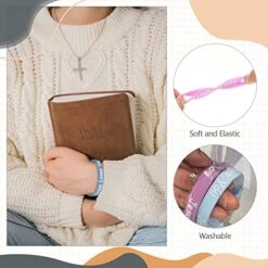 48 Pieces Jesus Loves You Bracelets Silicone Wristbands Religious Rubber Bracelets Colorful Christian Bracelet Bulk Jesus Bracelets For Kids Men Women Novelty Toys Party Favors 10 48 Pieces Jesus Loves You Bracelets Silicone Wristbands Religious Rubber Bracelets Colorful Christian Bracelet Bulk Jesus Bracelets For Kids Men Women Novelty Toys Party Favors -Folkmanis Toys Shop 51lIOTsrxxL