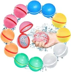 SOPPYCID Water-Balloons, Summer-Pool-Beach-Toys, Quick Fill Magnetic-Splash-Balls Silicone Latex-Free With Mesh Bag, Self-Sealing Water Bomb Games For Kids 3-12 Years Adult Outdoor Fun(12PCS) 20 SOPPYCID Water-Balloons, Summer-Pool-Beach-Toys, Quick Fill Magnetic-Splash-Balls Silicone Latex-Free With Mesh Bag, Self-Sealing Water Bomb Games For Kids 3-12 Years Adult Outdoor Fun(12PCS) -Folkmanis Toys Shop 51lOg2G5AqL. AC
