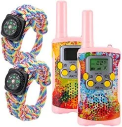 Gifts For Kids Aged 5-12 Boy Toys Kids Walkie Talkies 22 Channel 2 Way Radio 3 Miles Long Range Fit Outdoor Adventure Hunt Game Camp Toys For Boys 6 7 8 9 Years Old Gifts For Boys -Folkmanis Toys Shop 51lX7RvdRkL. AC