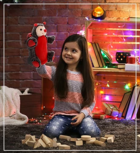 DolliBu Ladybug Plush Hand Puppet For Kids - Soft Plush Stuffed Animal Hand Puppet Toy For Puppet Show Games Puppet Theaters For Kids, Adult Cute Puppets Educational Toy To Teach Children & Toddlers 6 DolliBu Ladybug Plush Hand Puppet For Kids - Soft Plush Stuffed Animal Hand Puppet Toy For Puppet Show Games Puppet Theaters For Kids, Adult Cute Puppets Educational Toy To Teach Children & Toddlers - Image 4