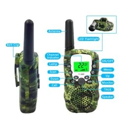 NOOLY Children Walkie Talkies Long Range, Walkie Talkies For Kids Outdoor Camping Games For 3+ Years Old Boys And Girls T-388 -Folkmanis Toys Shop 51lcyqHzw5L