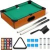 Shappy Mini Pool Table And Billiard Set Small Cats Billiards Game With 16 Balls 2 Billiard Sticks 6 Chalk Cube 6 Pool Cue Tip 1 Brush 1 Triangle Tabletop Portable Billiards For Home Office Desk Games 1 Shappy Mini Pool Table And Billiard Set Small Cats Billiards Game With 16 Balls 2 Billiard Sticks 6 Chalk Cube 6 Pool Cue Tip 1 Brush 1 Triangle Tabletop Portable Billiards For Home Office Desk Games -Folkmanis Toys Shop 51lwEnAEs0L