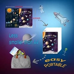 Magnetic Portable Playboard Solar System Planet Outer Space Play Create Scene Educational Teaching Playset(39 Pcs) -Folkmanis Toys Shop 51m5yqifewL