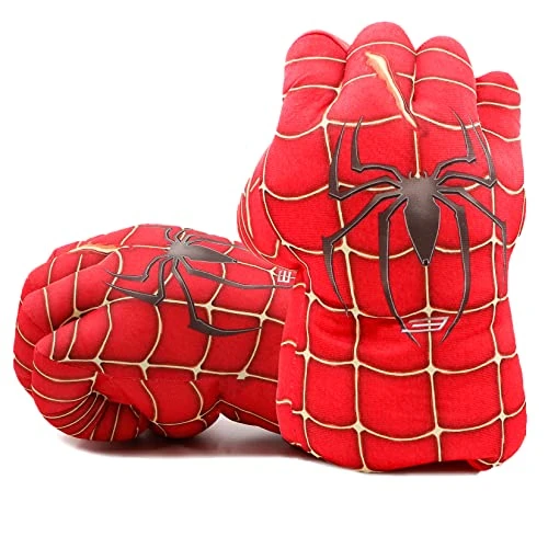 Superhero Gloves For Kids Boxing Gloves Smash Hands Big Soft Plush Hero Fists,Superhero Toys For Boys Girls, Role Play Costume Birthday Gift For Toddlers Kids Age 3+ (Red) 3 Superhero Gloves For Kids Boxing Gloves Smash Hands Big Soft Plush Hero Fists,Superhero Toys For Boys Girls, Role Play Costume Birthday Gift For Toddlers Kids Age 3+ (Red)