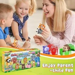 Toddler Toy For 1 2 3+ Years Old, Learning Toy For Toddlers With 20PCS Safari Animal Toy, Montessori Educational Toy For Kids, Christmas Birthday Gift With 10 Animals &10 Houses For Babies Boys Girls 13 Toddler Toy For 1 2 3+ Years Old, Learning Toy For Toddlers With 20PCS Safari Animal Toy, Montessori Educational Toy For Kids, Christmas Birthday Gift With 10 Animals &10 Houses For Babies Boys Girls -Folkmanis Toys Shop 51mEF2JuO5L