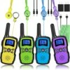 Wishouse Walkie Talkies For Kids Adults Rechargeable Long Range 4 Pack With 2 USB Chargers 12 Batteries,Family Walky Talky,Outdoor Camping Games Indoor Toys Birthday Xmas Gift For Boys Girls Children 2 Wishouse Walkie Talkies For Kids Adults Rechargeable Long Range 4 Pack With 2 USB Chargers 12 Batteries,Family Walky Talky,Outdoor Camping Games Indoor Toys Birthday Xmas Gift For Boys Girls Children -Folkmanis Toys Shop 51mMuAgsg0L