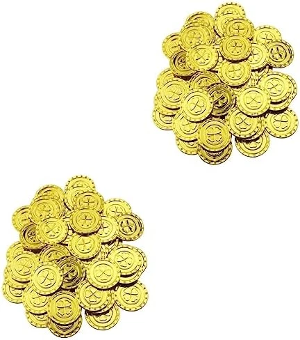 Alasum 200 Pcs Pirate Toy Coins For Toy For Pirate Doubloon Gold Game Coins Pirate Coins Gold Coins For Golden Coins Gold Coins Lucky Coin Game Currency Yingshi Child 8 Alasum 200 Pcs Pirate Toy Coins For Toy For Pirate Doubloon Gold Game Coins Pirate Coins Gold Coins For Golden Coins Gold Coins Lucky Coin Game Currency Yingshi Child - Image 6