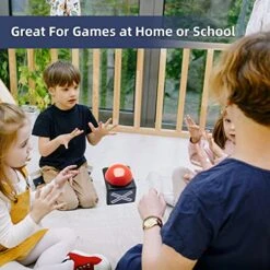 Game Answer Buzzer 2 Pcs, Game Buzzer Alarm Sound Play Button With Light Trivia Quiz Got Talent Buzzer Toys For Kids Adult -Folkmanis Toys Shop 51mREMOCJwL