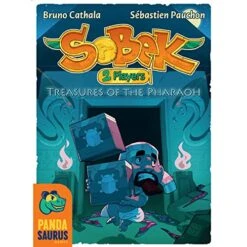 Sobek 2 Players Treasure Of The Pharaoh Board Game Expansion | Strategy Game | Family Game For Kids And Adults | Ages 10+ | 2 Players | Avg. Playtime 20 Minutes | Made By Pandasaurus Games