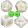𝗦𝗲𝘅 Dice Game 6PCS (White) -Folkmanis Toys Shop 51mbQMeFfTL