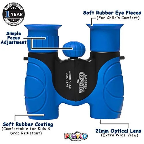 Walkie Talkies And Binoculars For Kids By Playco - 2 Mile Range, Crystal Clear Sound, 8X21 Optical Lens - Keep It Simple With Our Easy To Learn 3 Channel Design - Great For Boys And Girls Of All Ages 5 Walkie Talkies And Binoculars For Kids By Playco - 2 Mile Range, Crystal Clear Sound, 8X21 Optical Lens - Keep It Simple With Our Easy To Learn 3 Channel Design - Great For Boys And Girls Of All Ages - Image 3