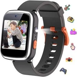 KeBuLe Kids Watch Educational Electronic Toys Touch Screen Smart Watch Toys For 5-10 Year Old Boys Girls Toddler Watch HD Dual Camera Watch Birthday For Kids USB Charging -Folkmanis Toys Shop 51mjpi4fuiL. AC