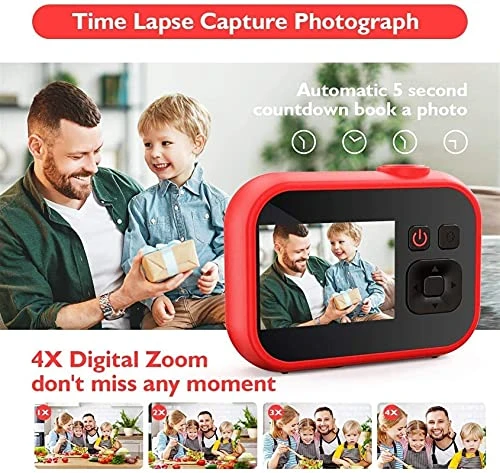GIENEX Kids Camera Toy Kids Digital Camera1080P HD Camera For Kids Camera For Boys Girls Christmas Children's Day Birthday Gifts 6 GIENEX Kids Camera Toy Kids Digital Camera1080P HD Camera For Kids Camera For Boys Girls Christmas Children's Day Birthday Gifts - Image 4