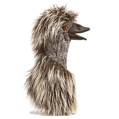 Folkmanis Emu Stage Puppet, Brown 5 Folkmanis Emu Stage Puppet, Brown - Image 3