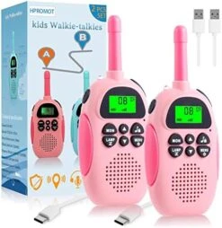 Walkie Talkies For Kids: 2 Pack Rechargeable Kids Walkie Talkies, Long Range 22 Channels 2 Way Radio Kids Toy Gift For 3-12 Year Old Boy Girl Toddlers 16 Walkie Talkies For Kids: 2 Pack Rechargeable Kids Walkie Talkies, Long Range 22 Channels 2 Way Radio Kids Toy Gift For 3-12 Year Old Boy Girl Toddlers -Folkmanis Toys Shop 51mr8HETwwL. AC
