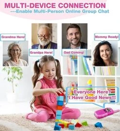 Girls Walkie Talkies Pink, Walkie Talkies For Kids 22 Channels 2 Way Radio With Backlit LCD Screen & LED Flashlight, Birthday Gifts Toys For Girls(Pink,2 Pack) -Folkmanis Toys Shop 51n0t6iHJFL