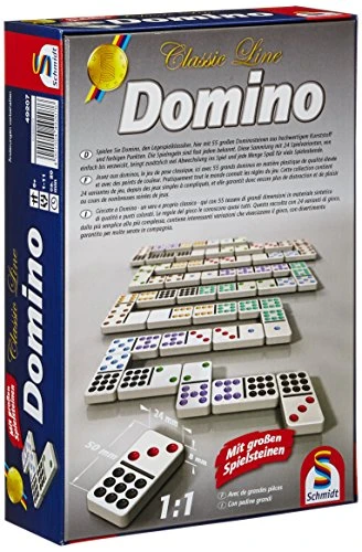 Schmidt Spiele 49207 - Classic Line - Domino Family Game 4 Schmidt Spiele 49207 - Classic Line - Domino Family Game - Image 2