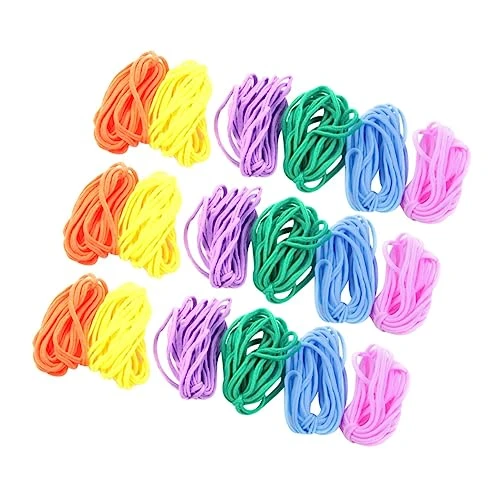 SAFIGLE 288 Pcs String Colored Rubber Bands Rubber Bands Bulk Woven Coasters Cradle String For Kid Finger String For Children Kids Finger String Rope Nylon Rope Elastic Rope Elastic Cord 8 SAFIGLE 288 Pcs String Colored Rubber Bands Rubber Bands Bulk Woven Coasters Cradle String For Kid Finger String For Children Kids Finger String Rope Nylon Rope Elastic Rope Elastic Cord - Image 6