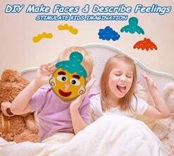 Social Emotional Learning Activities Emotion Cards For Kids,Therapy Game DIY Make Faces Describe Feelings,Preschool Learning Educational Toy To Express Emotions For Toddlers Children-2 Face Boards -Folkmanis Toys Shop 51n8VumBR7L