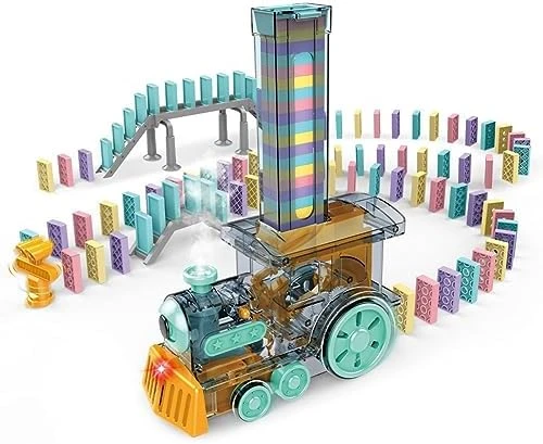 Starhjy Train Deal Toys Automatic Domino Model Early Educational Toys Blocks Building Stacking Toy Gifts 11 Starhjy Train Deal Toys Automatic Domino Model Early Educational Toys Blocks Building Stacking Toy Gifts - Image 9