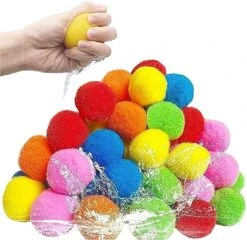 Reusable Water Balloons, 60 Pcs Outdoor Games, Water Toys For Kids And Adults Boys And Girls - Summer Toys Ball For Pool And Backyard -Folkmanis Toys Shop 51nDaozTGL. AC