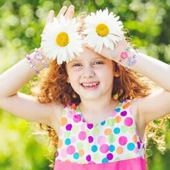 JOTIKO 20 Psc Bracelets For Little Girls - Princess Birthday Party Favors Goodie Bag Pinata Stuffers, Cute Friendship Rainbow Beaded Bracelet Play Jewelry Unicorn Mermaid Animals Wooden Charms Classroom Exchange Gifts -Folkmanis Toys Shop 51nICE0y5ZL