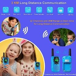 BATURU Walkie Talkies For Kids 2 Pack, Kids Walkie Talkie With Backlit LCD Flashlight, Kids Toys For Ages 5 6 7 8 9 10 11 12, Boys Or Girls Birthday Gifts For 5-12 Years Old -Folkmanis Toys Shop 51nXGd45EDL