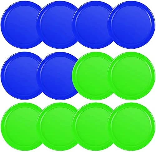 Coopay 12 Pieces Home Air Hockey Pucks 2.5 Inch Heavy Replacement Pucks For Game Tables Equipment Accessories, 12 Grams 8 Coopay 12 Pieces Home Air Hockey Pucks 2.5 Inch Heavy Replacement Pucks For Game Tables Equipment Accessories, 12 Grams - Image 6