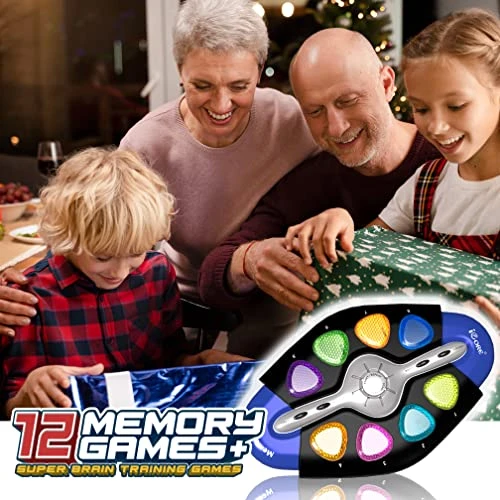 ICore Flashing Genius Brain Games Teaser, Electronic Memory & Brain Game | 12-in-1 Handheld Game For Kids | STEM Toy For Kids Boys & Girls 1 Or 8 Players | Fun Gift Toy For Kids Ages 8-12 Years Old 4 ICore Flashing Genius Brain Games Teaser, Electronic Memory & Brain Game | 12-in-1 Handheld Game For Kids | STEM Toy For Kids Boys & Girls 1 Or 8 Players | Fun Gift Toy For Kids Ages 8-12 Years Old - Image 2