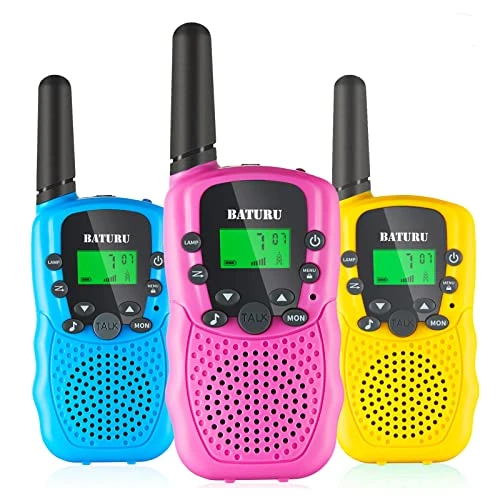 Walkie Talkies For Kids 3 Pack 3 Miles, 2 Way Radio Toys For Kids With Backlit LCD Flashlight, Christmas Or Birthday Gifts For Girls And Boys Age 3-12 (Blue Pink Yellow) 3 Walkie Talkies For Kids 3 Pack 3 Miles, 2 Way Radio Toys For Kids With Backlit LCD Flashlight, Christmas Or Birthday Gifts For Girls And Boys Age 3-12 (Blue Pink Yellow)