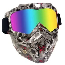 EKIND Tactical Mask With Removable Face Mask Compatible For Nerf Elite Toy Gun Game Rival Ball