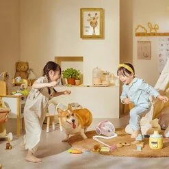 GANAZONO Kids Vacuum Cleaner Toy Pretend Role Play Household House Keeping Toy Home Cleaning Products For Toddlers Kids Children