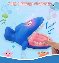 MAYTRBOU Shark Bite Game Toys With Light Dentist Game Board Game For Kids Push Teeth Down Biting Finger Game(Batteries Not Included) 7 MAYTRBOU Shark Bite Game Toys With Light Dentist Game Board Game For Kids Push Teeth Down Biting Finger Game(Batteries Not Included) -Folkmanis Toys Shop 51o8OIv9o6L