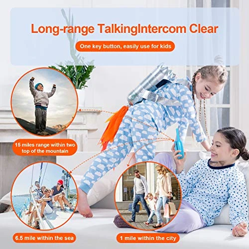 GOCOM Walkie Talkies For Kids, Kids Toys Handheld Child Gift Walky Talky, Two-Way Radio Boys & Girls Toys Age 3-12, For Indoor Outdoor Hiking Adventure Games 6 GOCOM Walkie Talkies For Kids, Kids Toys Handheld Child Gift Walky Talky, Two-Way Radio Boys & Girls Toys Age 3-12, For Indoor Outdoor Hiking Adventure Games - Image 4