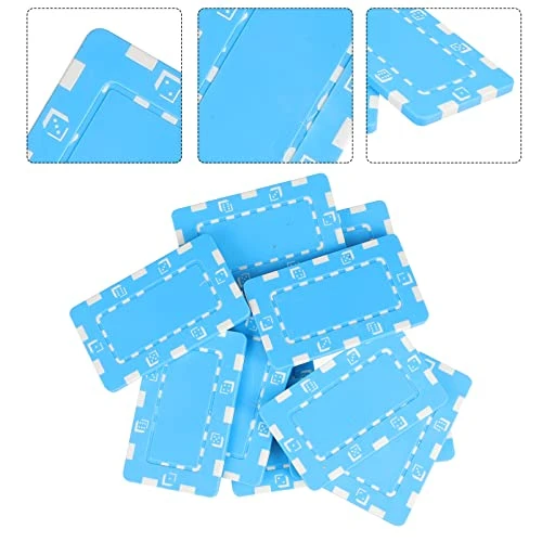 Jojofuny 20 Pcs Texas Mahjong Chip, Blank Props Rectangular Poker Markers Coins Board European Cut Game For And Gambling Party Favor Chips Style Toys Size Chips- Table Roker Plaques Plaque 5 Jojofuny 20 Pcs Texas Mahjong Chip, Blank Props Rectangular Poker Markers Coins Board European Cut Game For And Gambling Party Favor Chips Style Toys Size Chips- Table Roker Plaques Plaque - Image 3