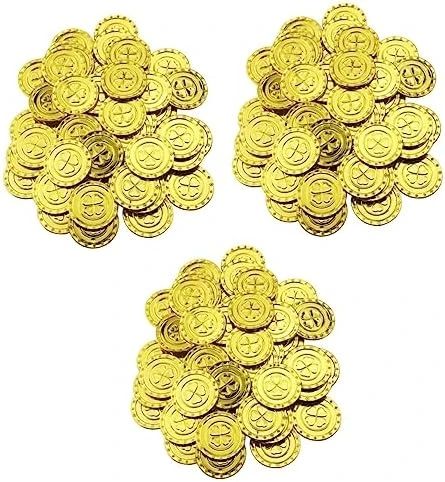 Alasum 200 Pcs Pirate Toy Coins For Toy For Pirate Doubloon Gold Game Coins Pirate Coins Gold Coins For Golden Coins Gold Coins Lucky Coin Game Currency Yingshi Child 9 Alasum 200 Pcs Pirate Toy Coins For Toy For Pirate Doubloon Gold Game Coins Pirate Coins Gold Coins For Golden Coins Gold Coins Lucky Coin Game Currency Yingshi Child - Image 7