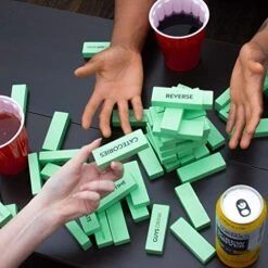 Buzzed Blocks Adult Drinking Game - 54 Blocks With Hilarious Drinking Commands And Games On 40 Of Them | Perfect Pregame Party Starter | Entertaining Party Game For Adults | Novelty Funny Gifts 14 Buzzed Blocks Adult Drinking Game - 54 Blocks With Hilarious Drinking Commands And Games On 40 Of Them | Perfect Pregame Party Starter | Entertaining Party Game For Adults | Novelty Funny Gifts -Folkmanis Toys Shop 51oaDmHMh7L