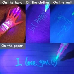 32 Pack Invisible Ink Pen With UV Black Light Secret Spy Pens Magic Disappearing Ink Markers Back To School Supplies Kids Party Favors Classroom Gift For Boys Girls Goodie Bags Stuffers (2 Style)
