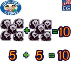 Little Folk Visuals Beginner's Counting Set: Felt Learning Toy Set, Precut Felt Board Figures For Kids And Toddlers, 132 Pieces With 12 Page Guide 11 Little Folk Visuals Beginner's Counting Set: Felt Learning Toy Set, Precut Felt Board Figures For Kids And Toddlers, 132 Pieces With 12 Page Guide -Folkmanis Toys Shop 51ocr31YNXL