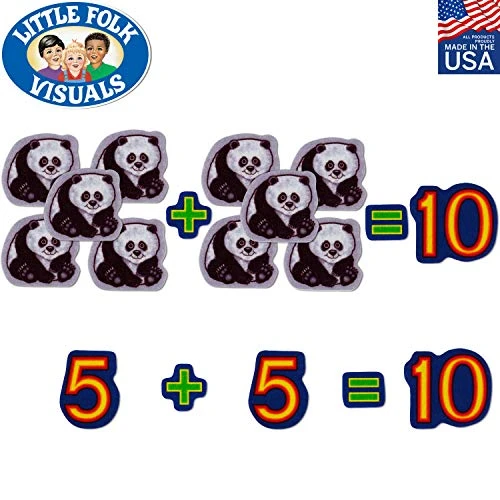 Little Folk Visuals Beginner's Counting Set: Felt Learning Toy Set, Precut Felt Board Figures For Kids And Toddlers, 132 Pieces With 12 Page Guide 5 Little Folk Visuals Beginner's Counting Set: Felt Learning Toy Set, Precut Felt Board Figures For Kids And Toddlers, 132 Pieces With 12 Page Guide - Image 3